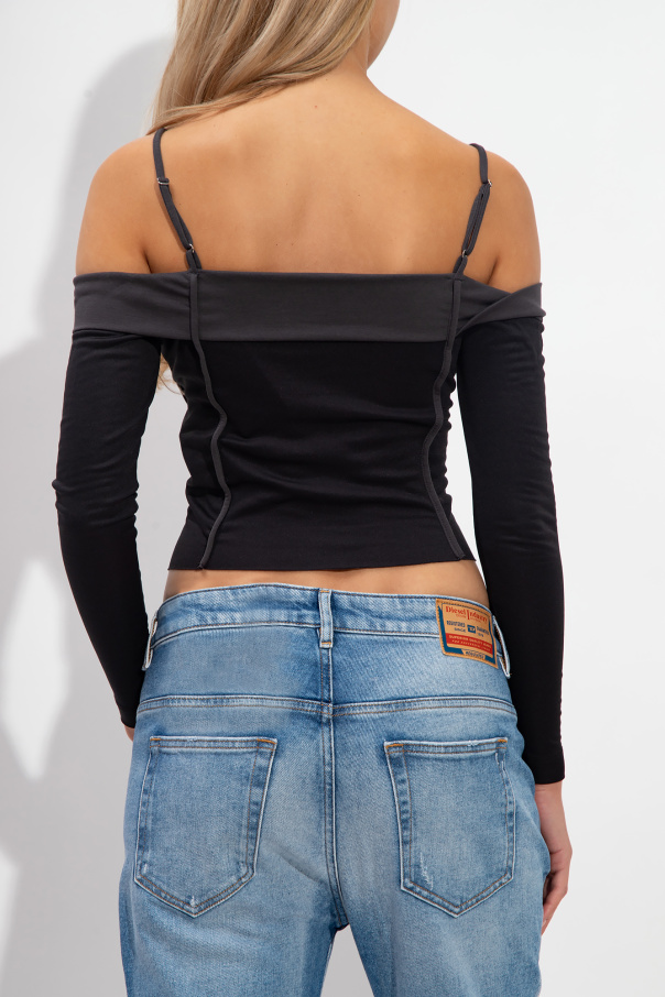 トップス THEREDTHREAD S shoulder harness tops THEREDTHREAD / ザレッドスレッド】S shoulder harness tops